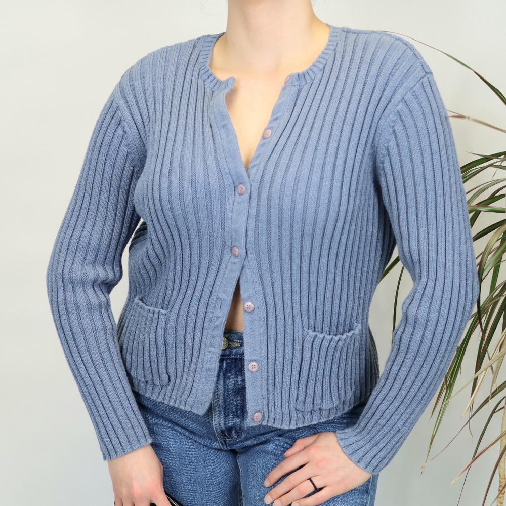 Vintage Ribbed Cardigan - Picture 3 of 7